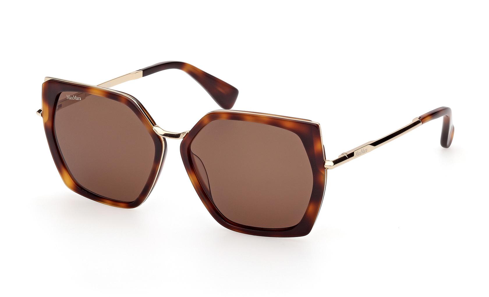 Authentic Max Mara MM0136 Miller-5 Ladies Sunglasses Dark Havana Brown 56-14-140