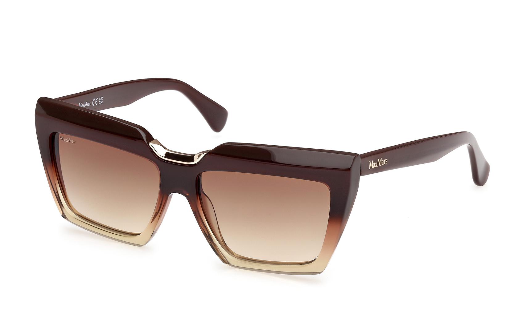 Authentic Max Mara MM0137 Spark-7 Ladies Sunglasses Dark Brown Other Gradient Brown 56-15-140