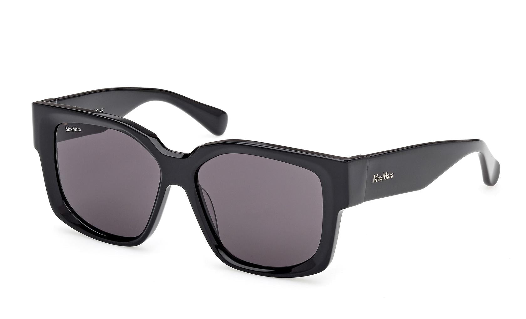 Authentic Max Mara MM0145 Glimpse-7 Ladies Sunglasses Black Smoke 54-14-135