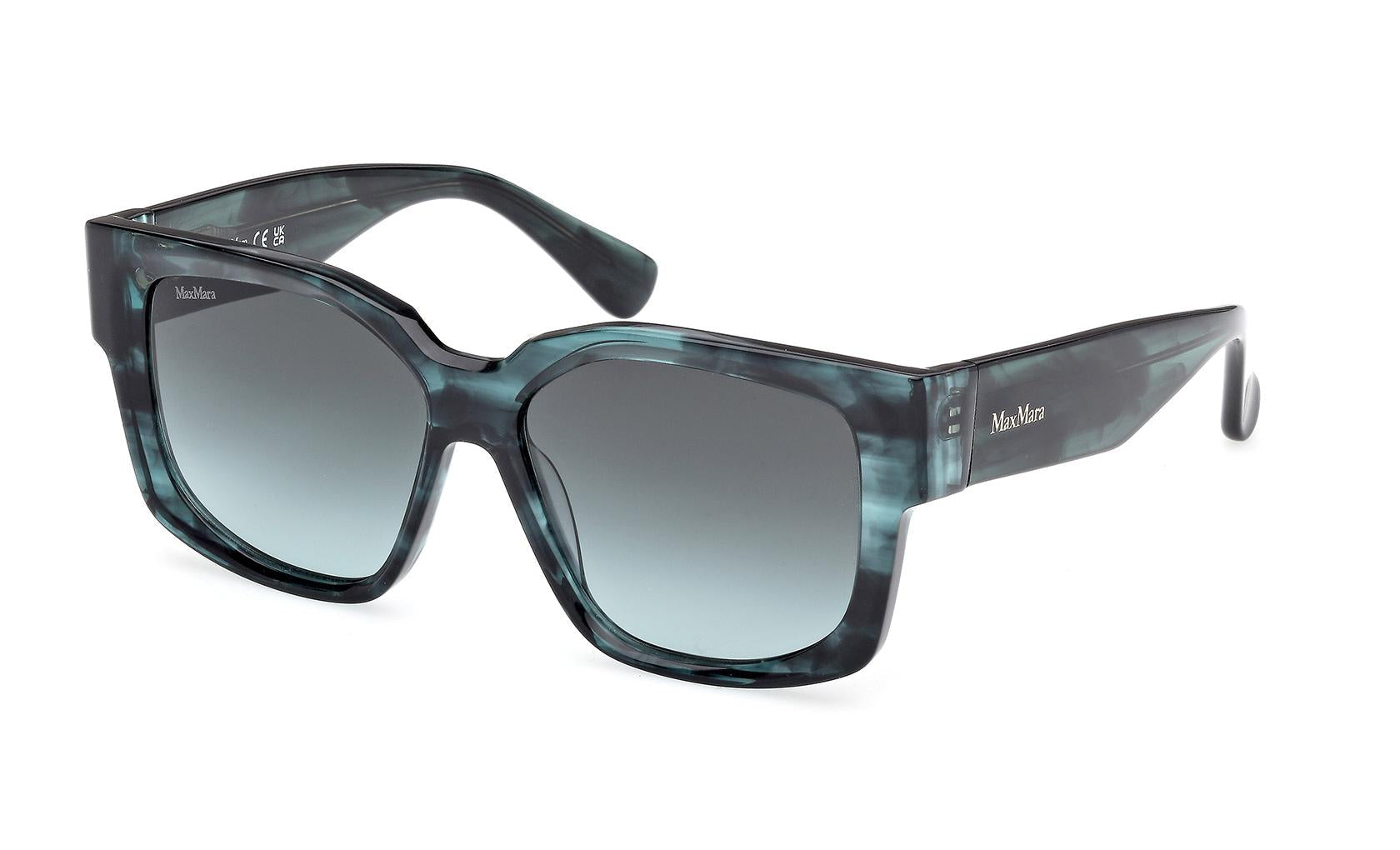 Authentic Max Mara MM0145 Glimpse-7 Ladies Sunglasses Dark Green Other Gradient Green 54-14-135