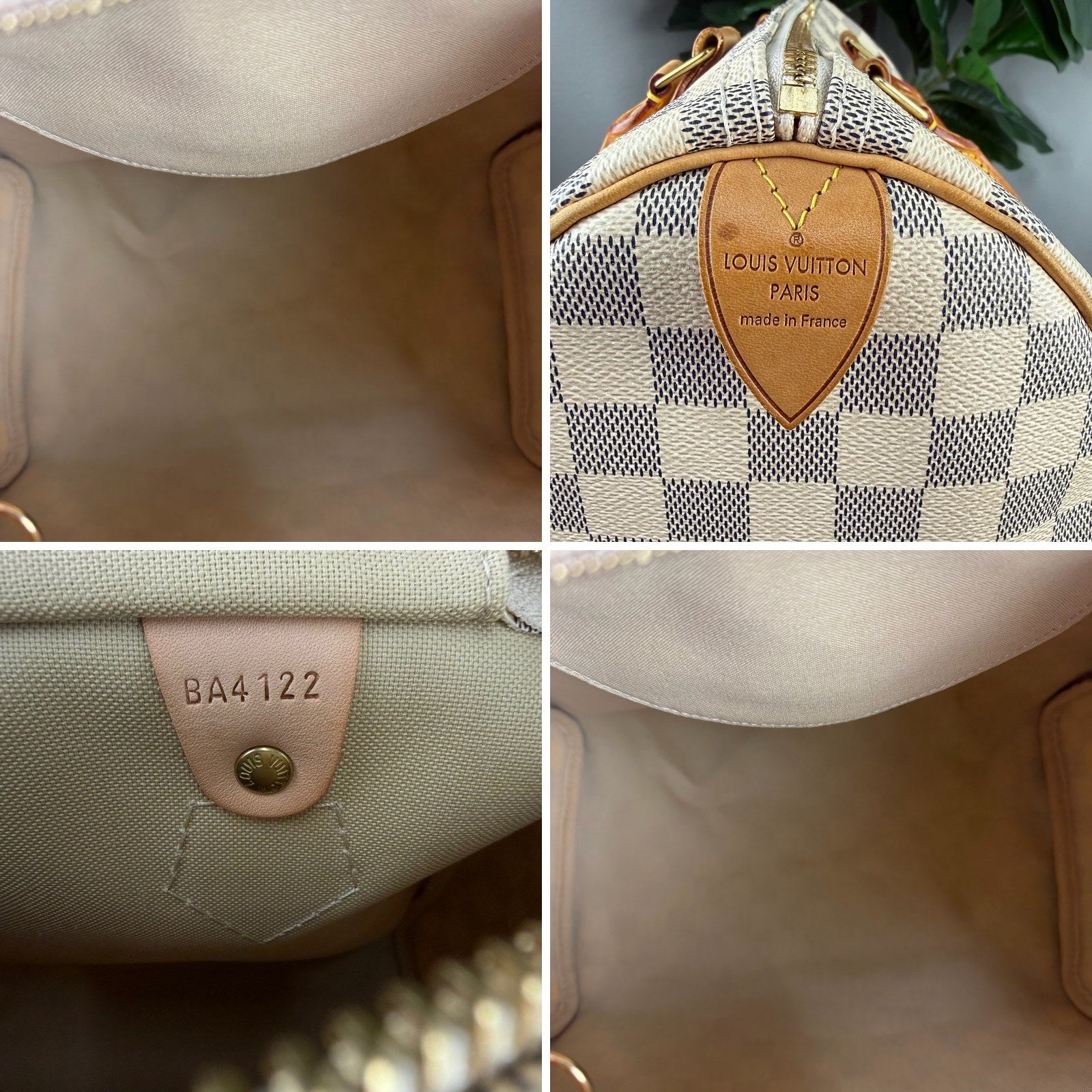 Interior with heat stamp and date code BA4122