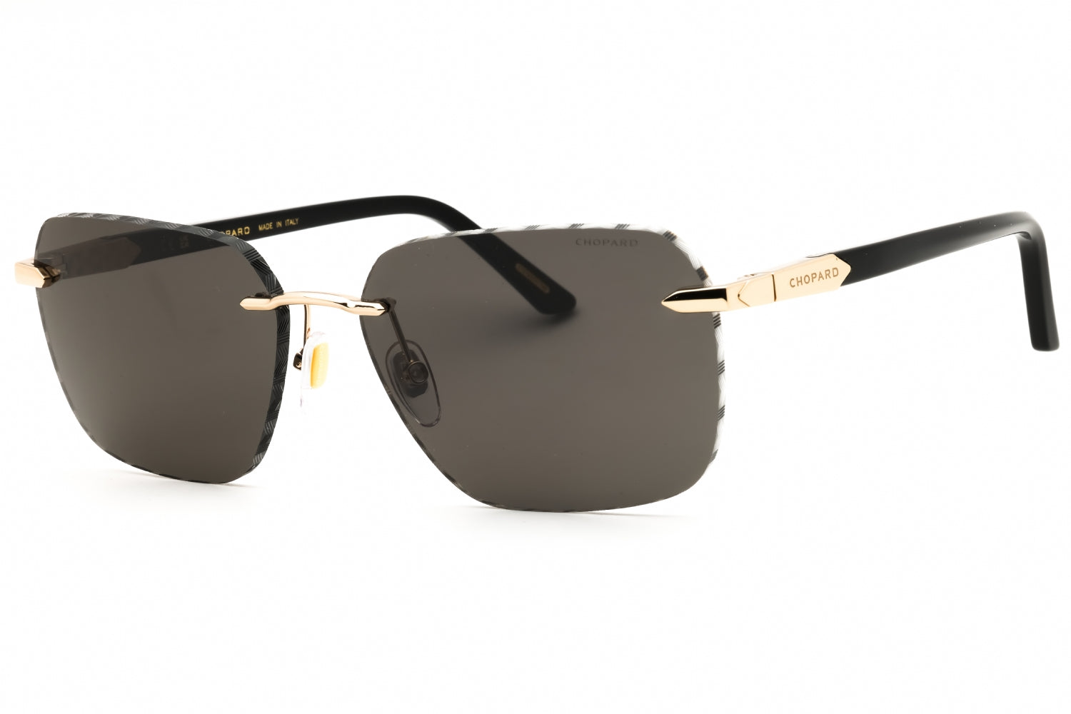 Authentic Chopard SCHG62 Rose Gold Polar Grey Men's Sunglasses 61-16-145