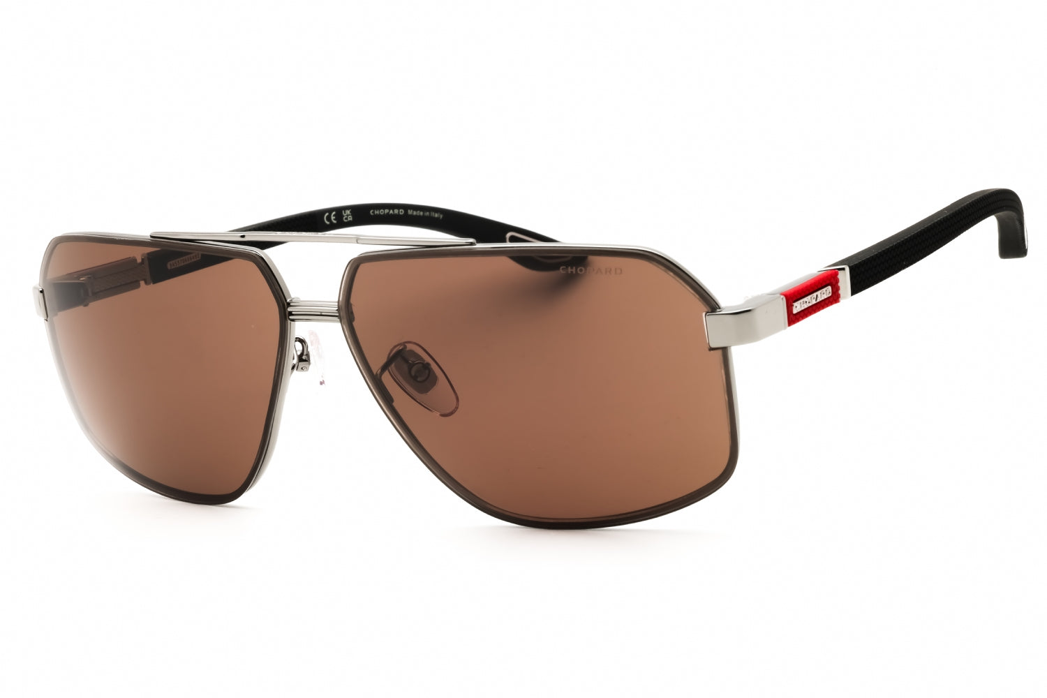 Authentic Chopard SCHG89 Shiny Gunmetal Men's Sunglasses 66-11-140