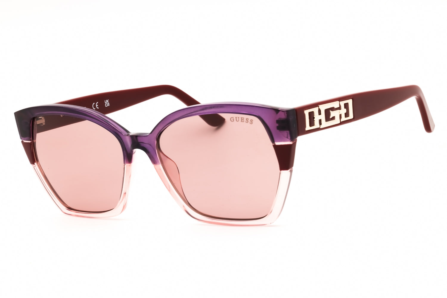 Authentic Guess GU7912 Ladies Sunglasses Bordeaux Other Violet 55-16-140