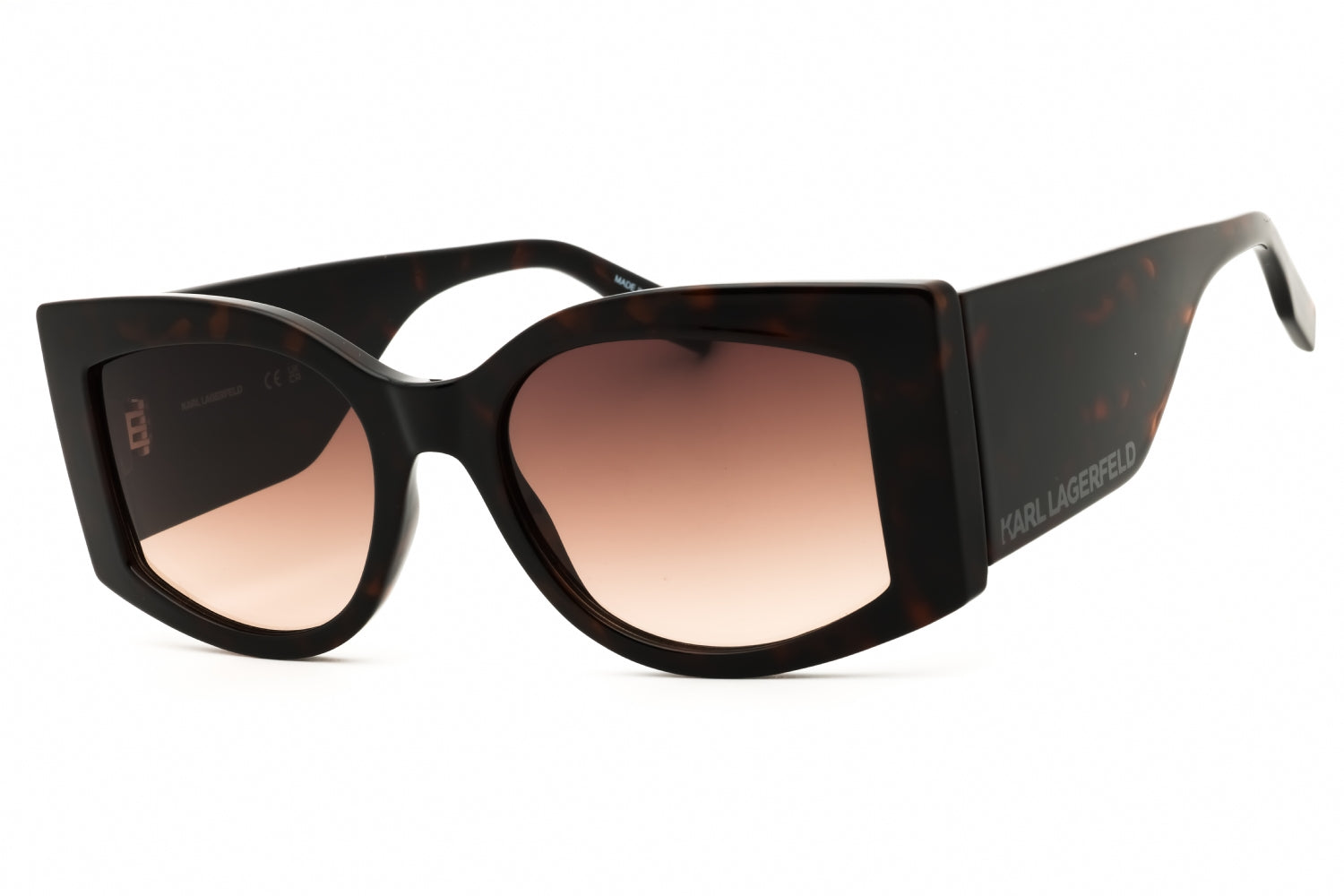 Authentic Karl Lagerfeld KL6183S Ladies Sunglasses Dark Tortoise Brown Gradient 53-19-140