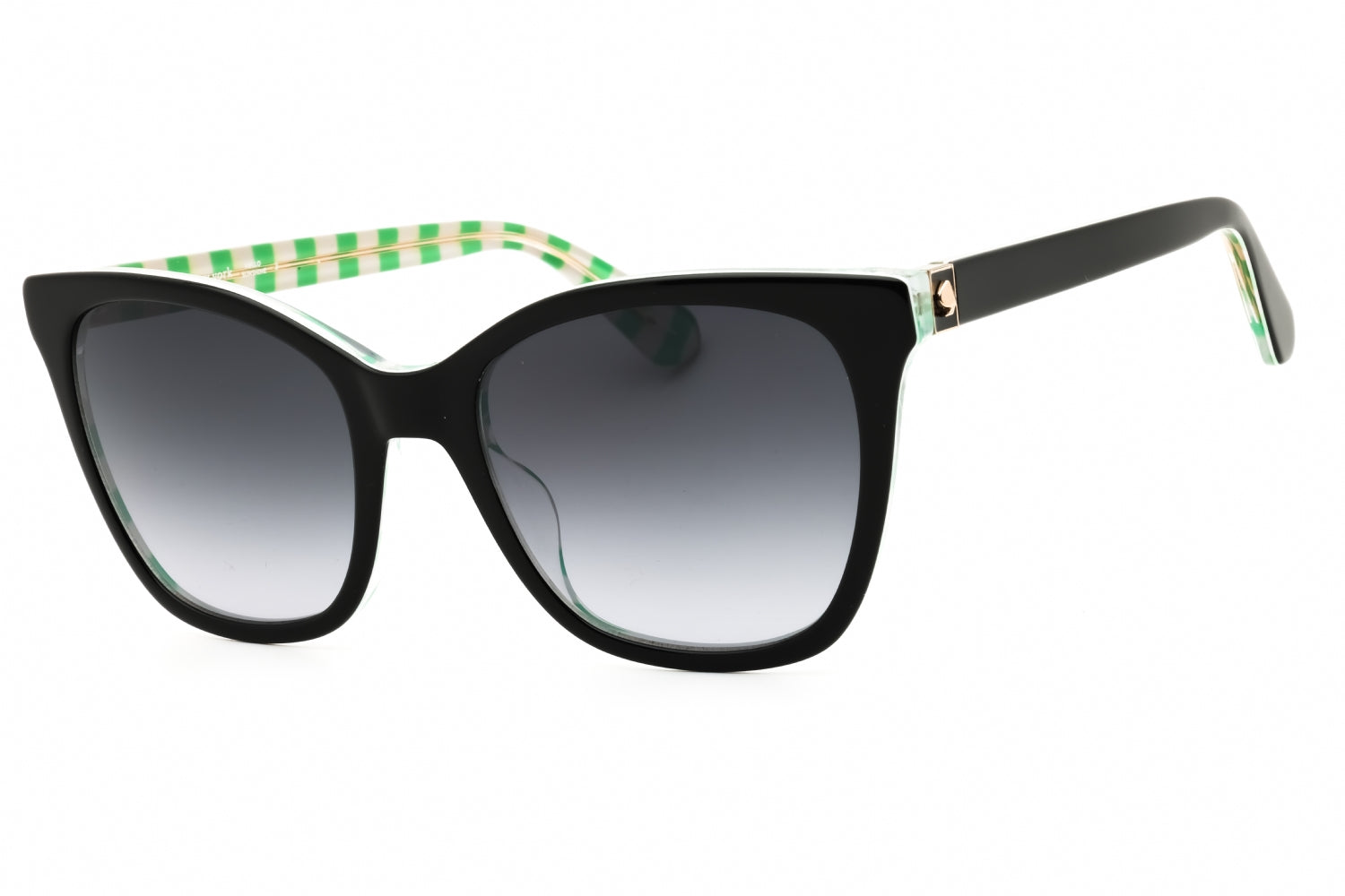 Authentic Kate Spade DESI/S Ladies Sunglasses Black Dark Grey Gradient 55-20-140