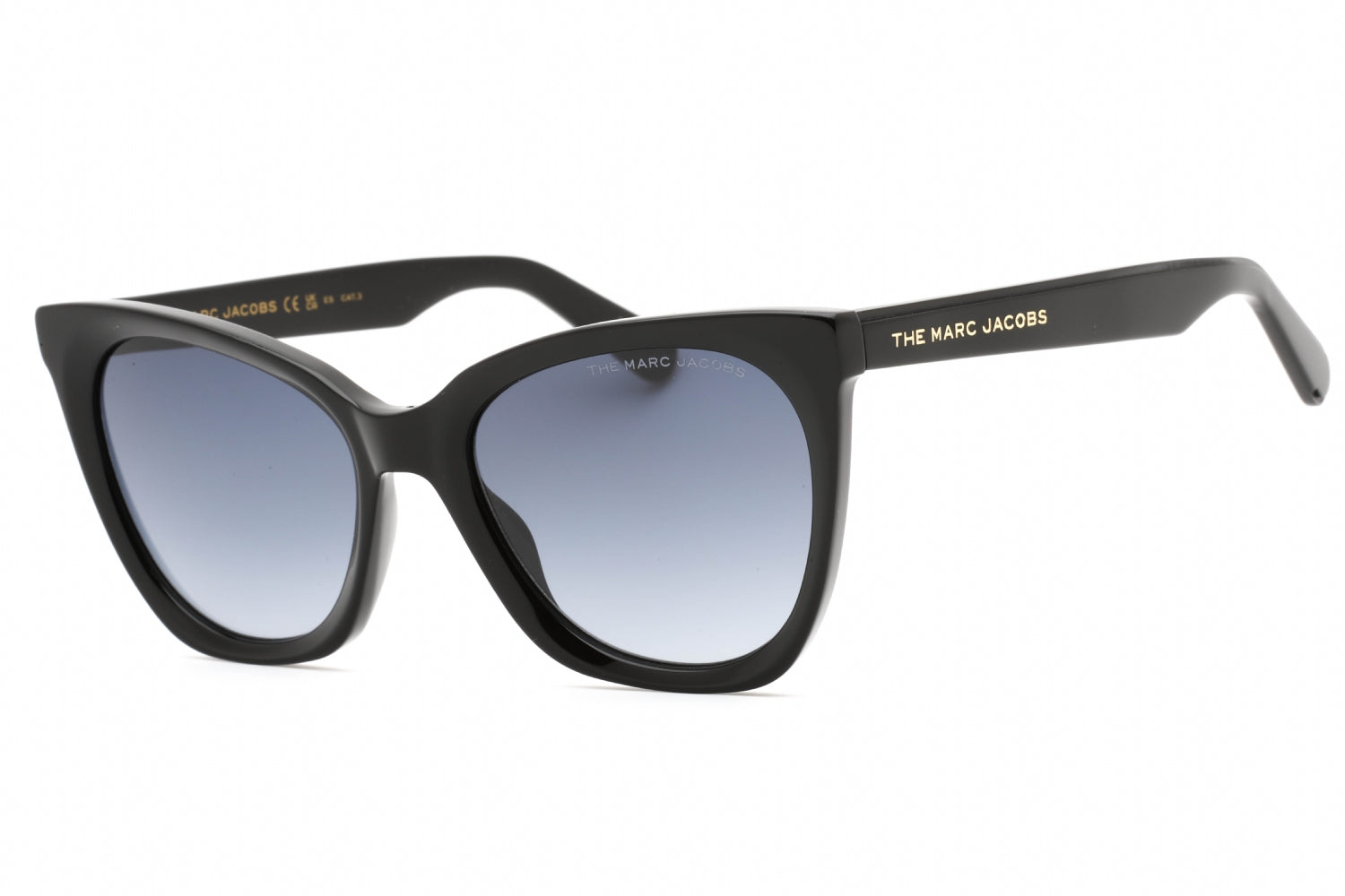 Authentic Marc Jacobs MARC 500/S Ladies Sunglasses Black Dark Grey Gradient 54-19-145