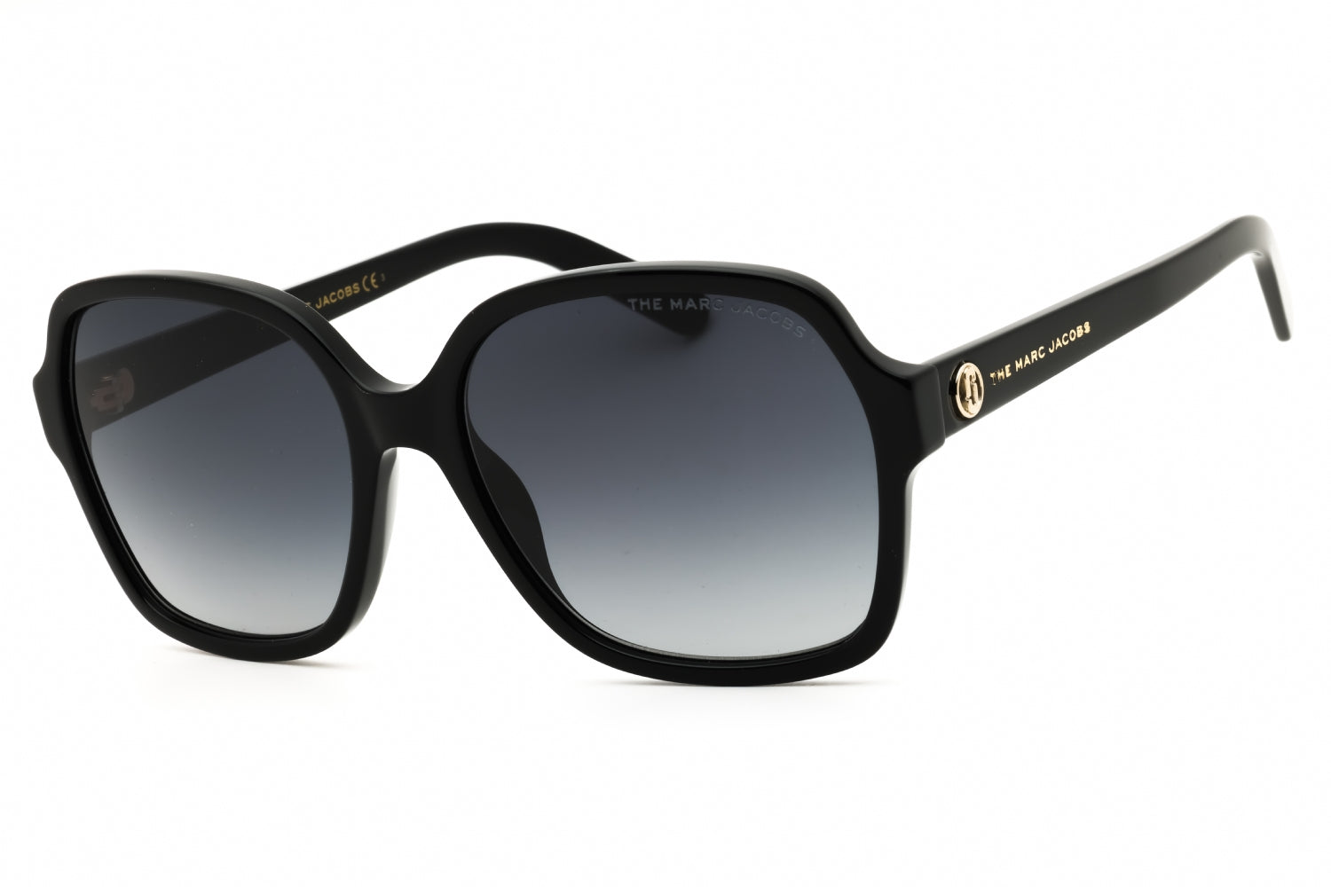 Authentic Marc Jacobs MARC 526/S Ladies Sunglasses Black Gradient Grey 57-17-145