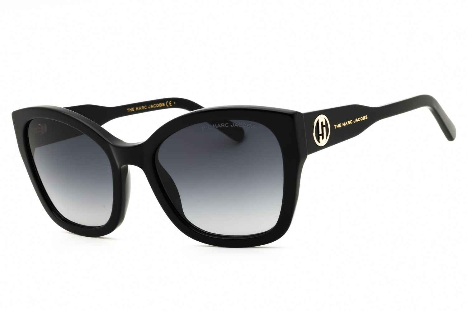 Authentic Marc Jacobs MARC 626/S Ladies Sunglasses Black Dark Grey Gradient 56-20-140