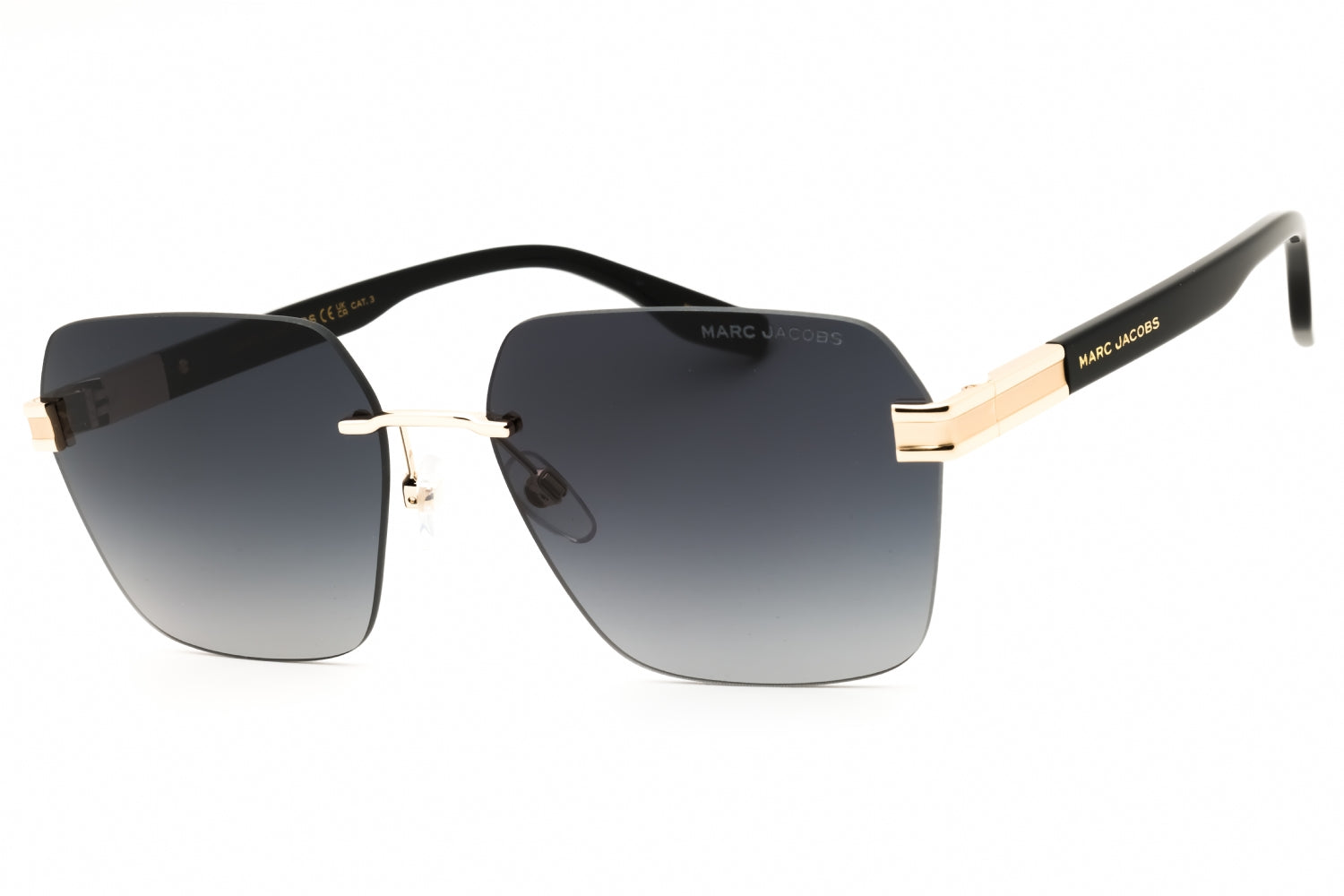 Authentic Marc Jacobs MARC 713/S Men's Sunglasses Black Dark Grey Gradient 61-17-145
