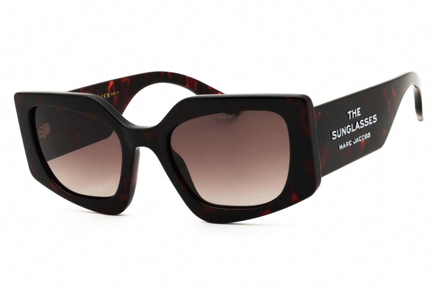 Authentic Marc Jacobs MARC 774/S Ladies Sunglasses Dark Havana Brown Gradient 53-21-145