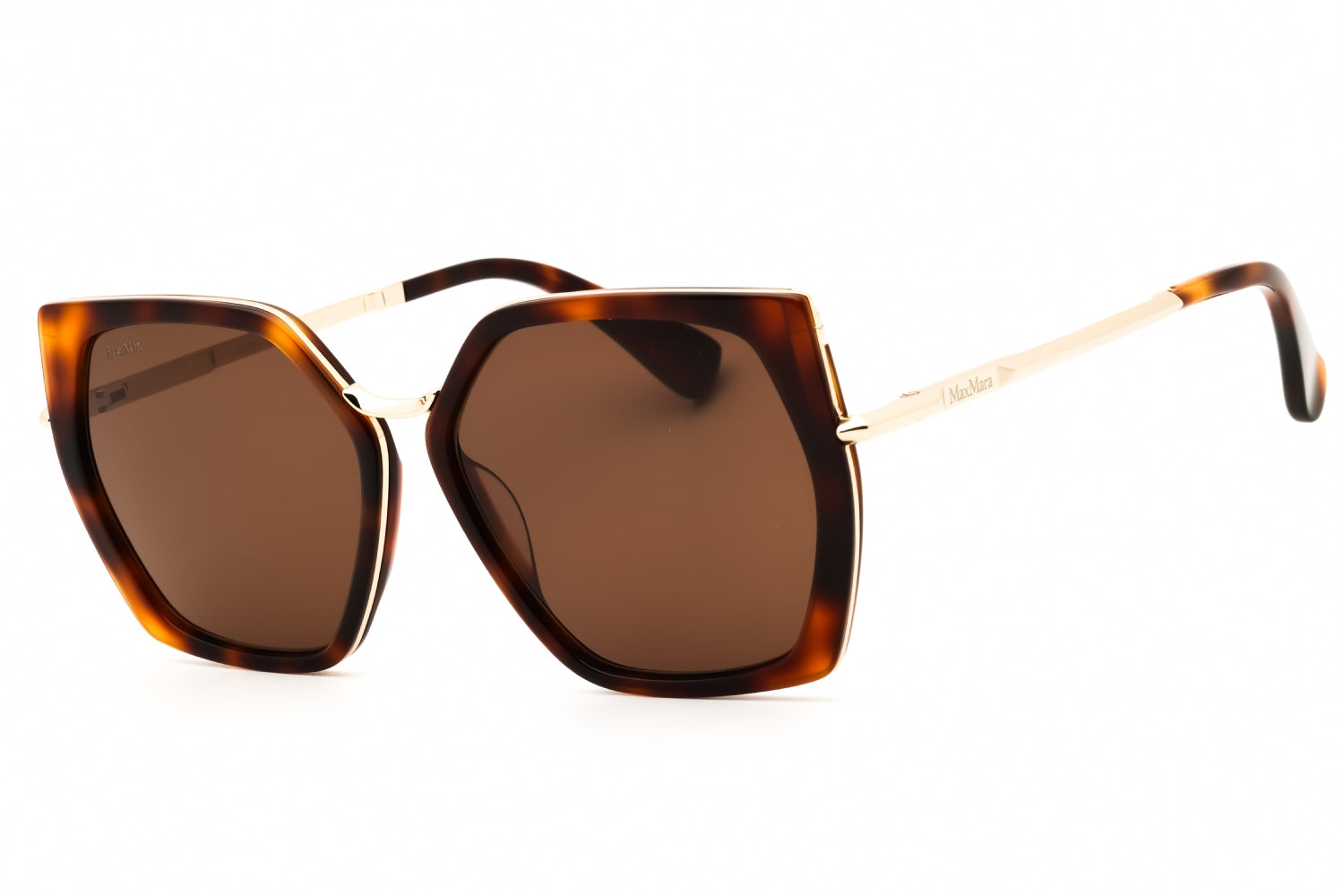 Authentic Max Mara MM0136 Miller-5 Ladies Sunglasses Dark Havana Brown 56-14-140