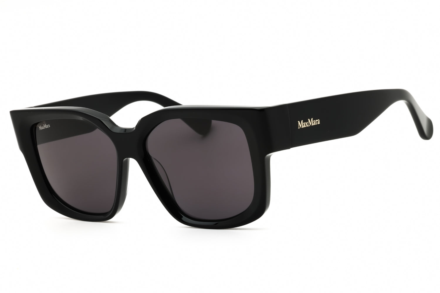 Authentic Max Mara MM0145 Glimpse-7 Ladies Sunglasses Black Smoke 54-14-135