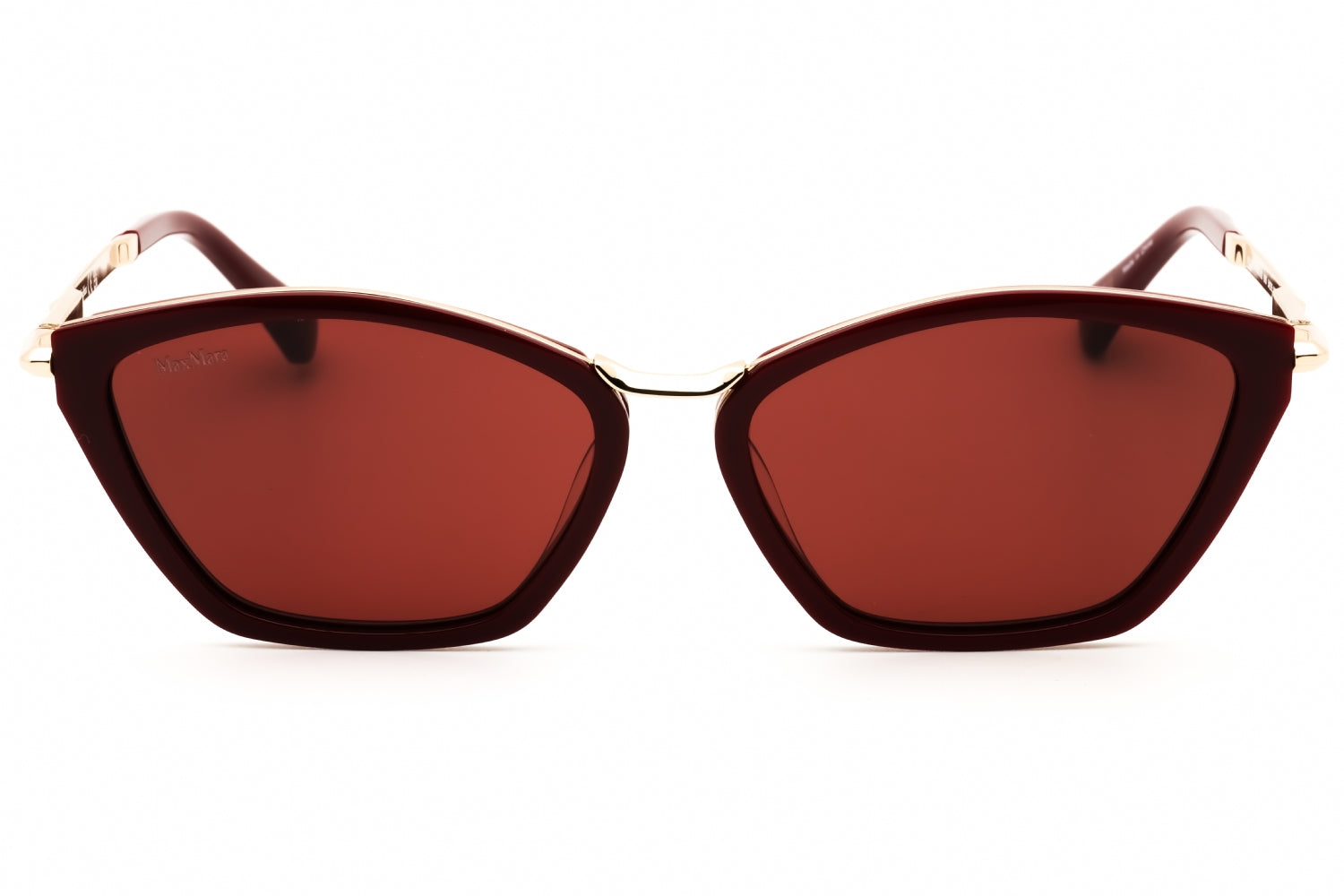 Authentic Max Mara MM0162 Miller7 Ladies Sunglasses Shiny Bordeaux 54-15-140