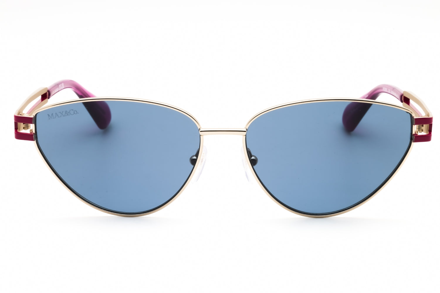 Authentic Max & Co MO0089 Gold / Blue Ladies Sunglasses 56-14-140