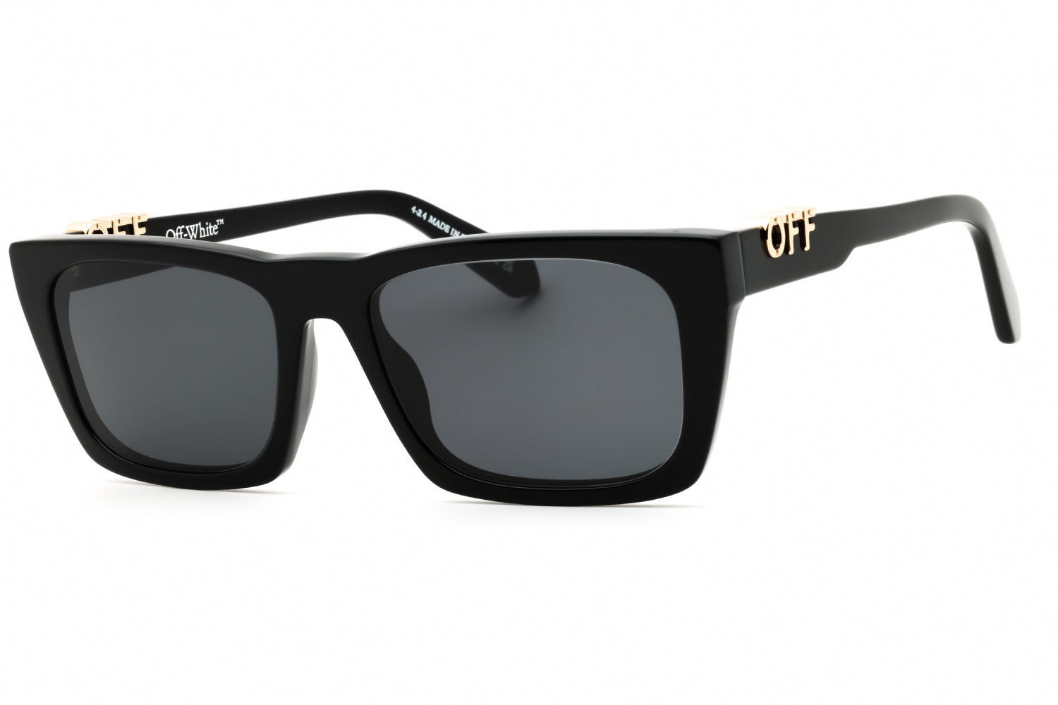 Authentic Off-White ALBANY Black / Dark Grey Unisex Sunglasses 56-18-145