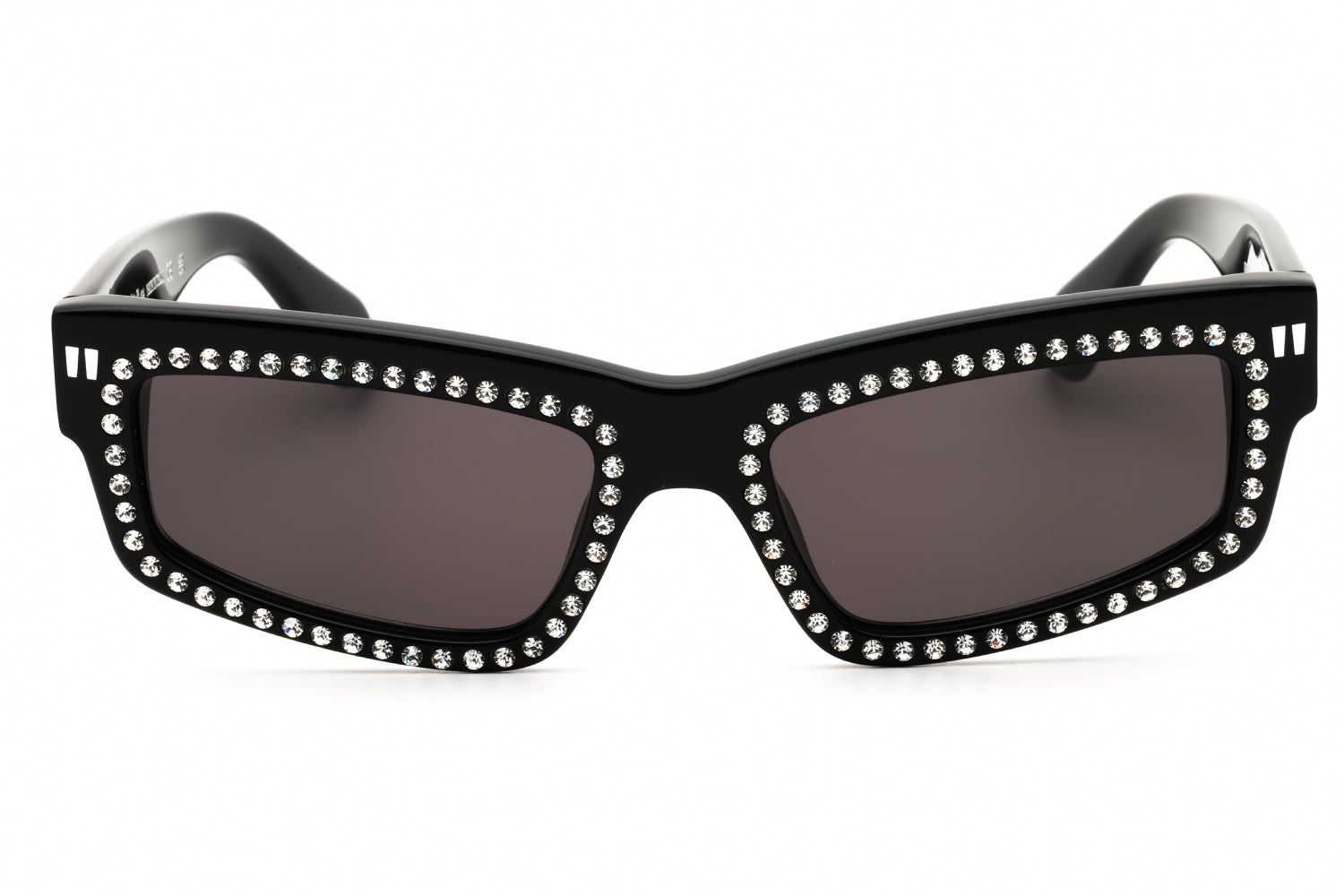 Authentic Off-White MIRAMAR Black / Dark Grey Ladies Sunglasses 54-18-145