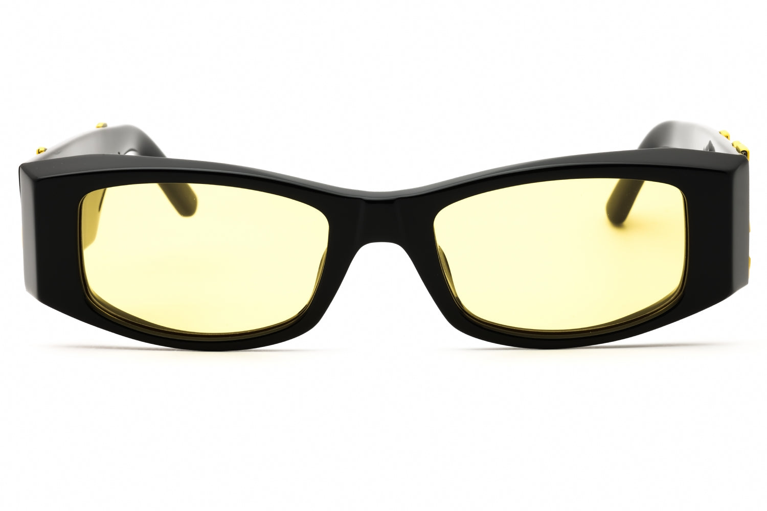 Authentic Palm Angels ANGEL Black Yellow Unisex Sunglasses 51-18-145
