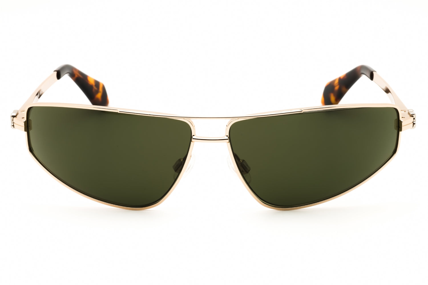 Authentic Palm Angels CLAVEY Gold Green Unisex Sunglasses 64-11-130