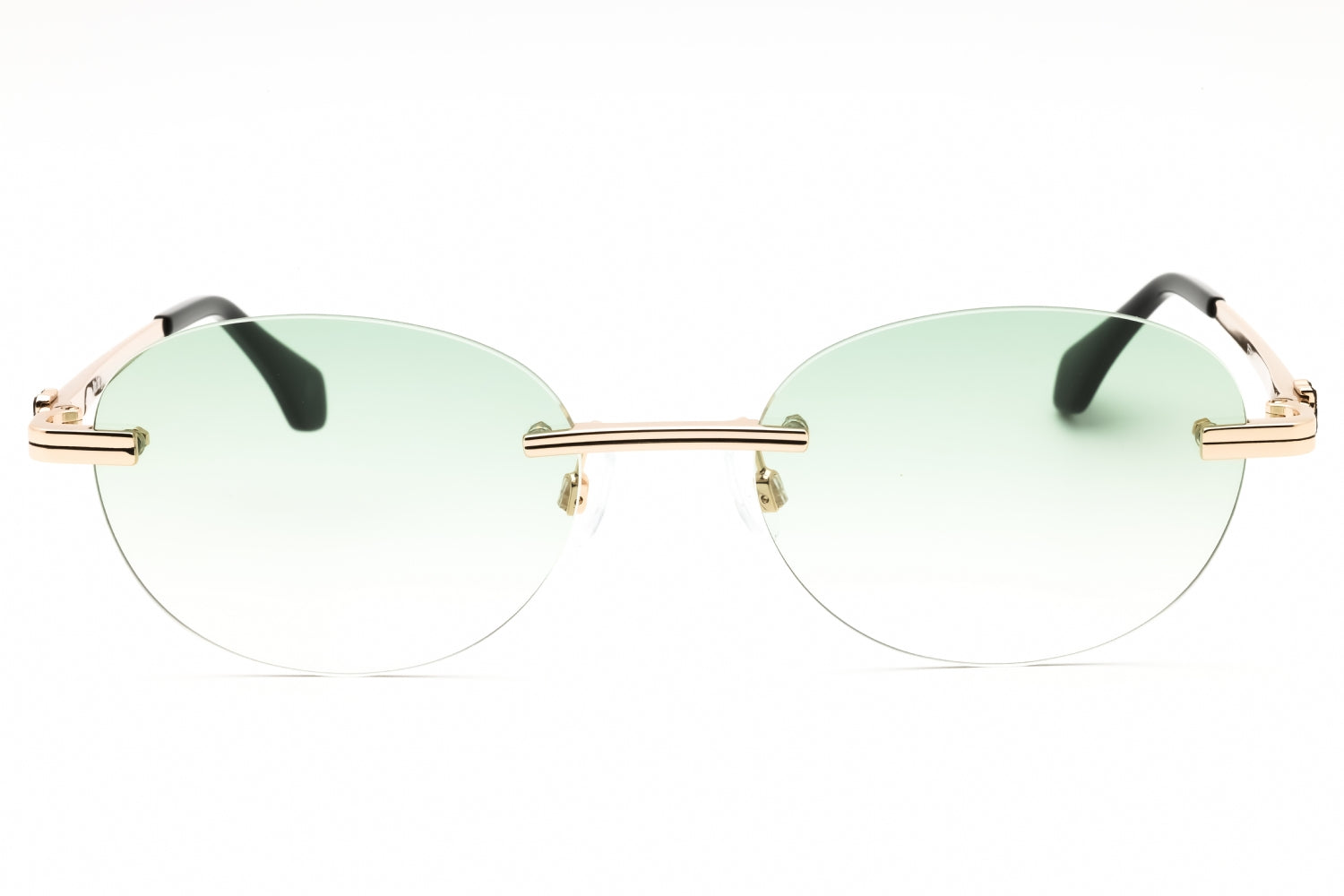Authentic Palm Angels CRYSTAL Gold Gradient Green Unisex Sunglasses 56-19-145