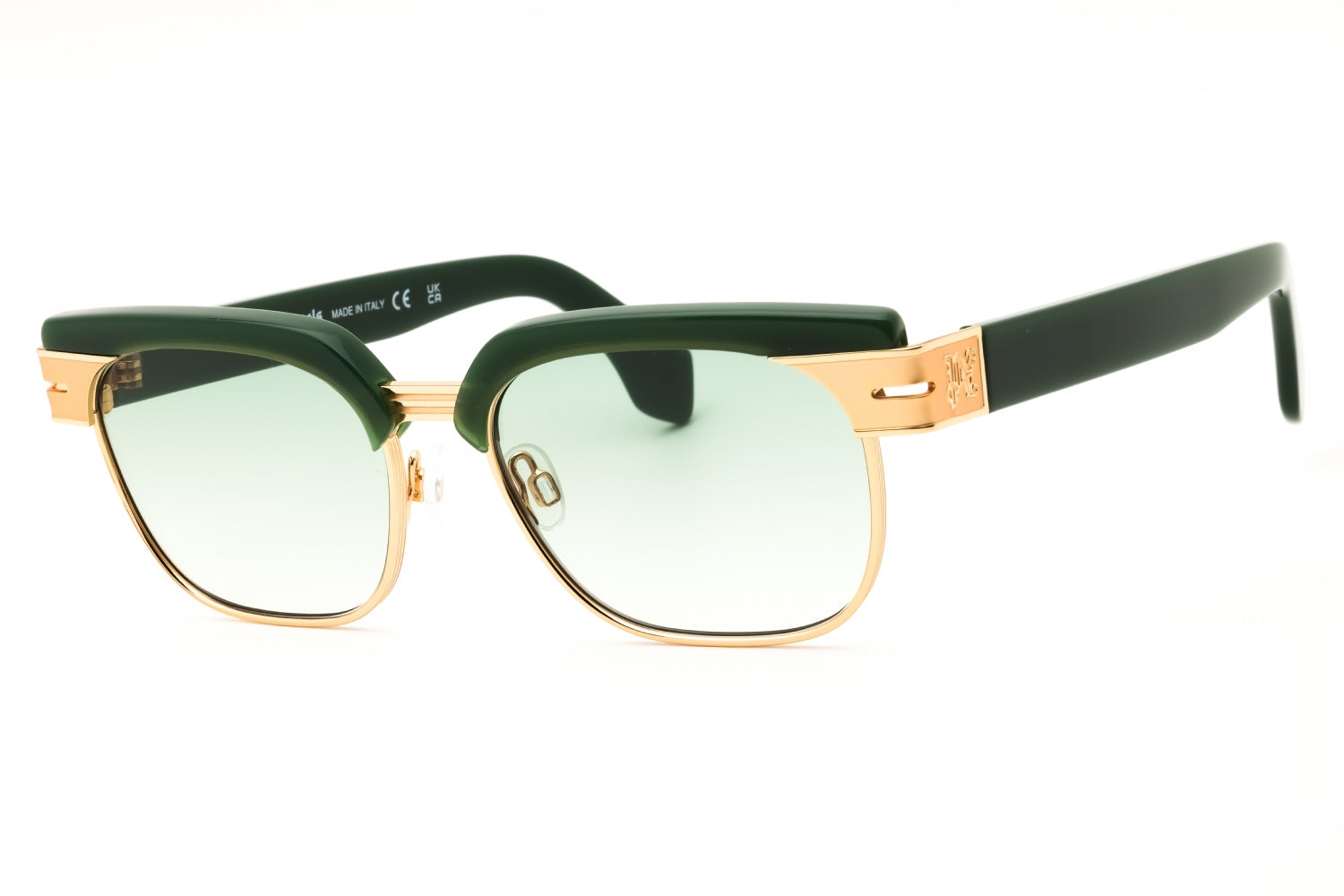 Authentic Palm Angels Fortuna Ladies Sunglasses Dark Green Gradient Green 54-17-140