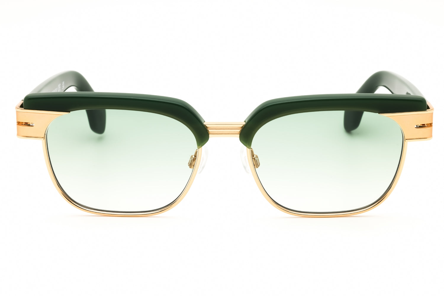 Authentic Palm Angels Fortuna Ladies Sunglasses Dark Green Gradient Green 54-17-140
