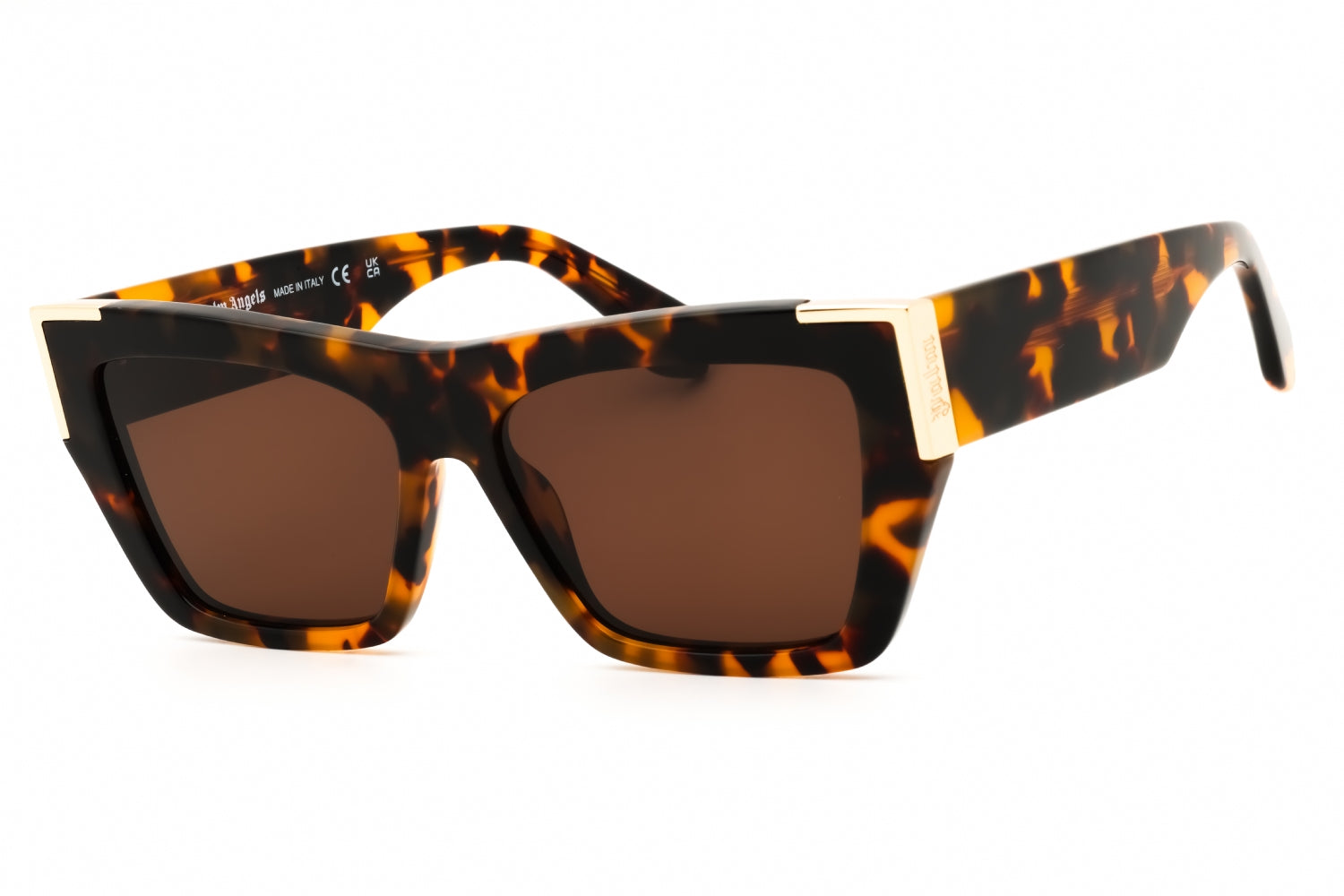 Authentic Palm Angels Hollywood Unisex Sunglasses Havana Brown 55-14-145