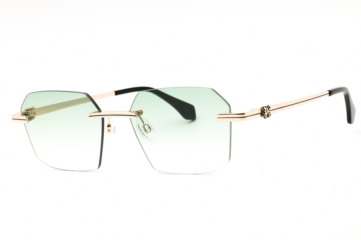 Authentic Palm Angels QUARTZ Gold Gradient Green Unisex Sunglasses 56-17-145