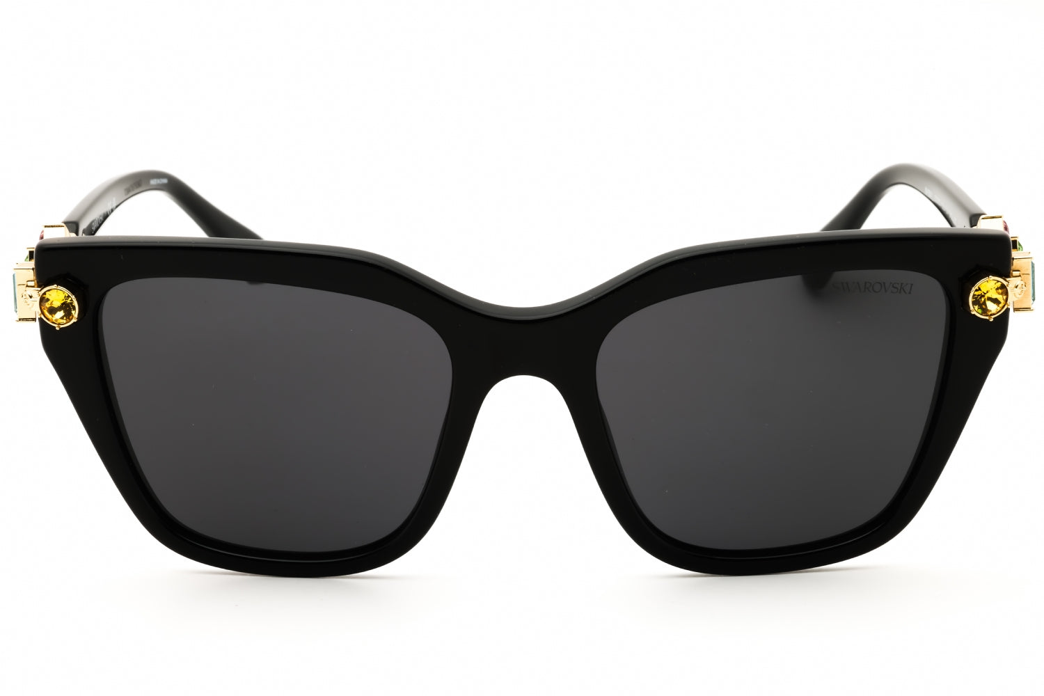 Authentic Swarovski SK6041 Ladies Sunglasses Shiny Black 53-19-140