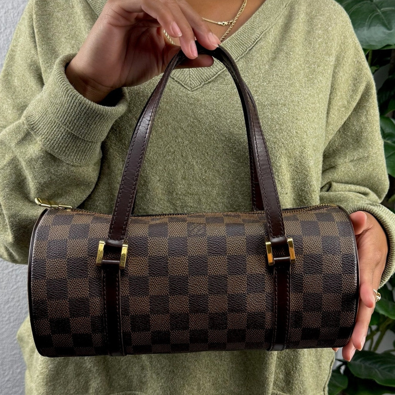 Louis Vuitton Damier Ebene Papillon 26 Handbag
