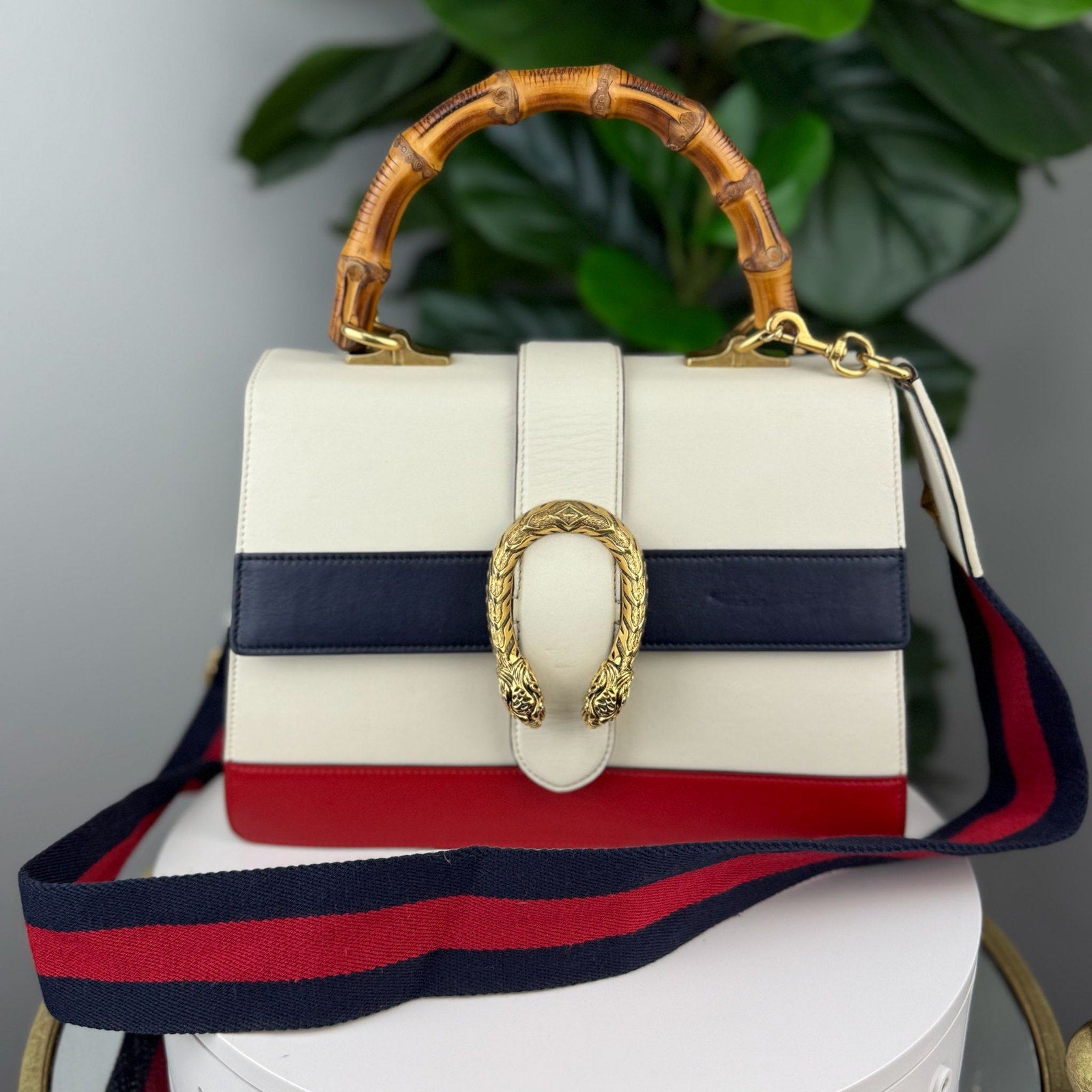 LIMITED EDITION Gucci Dionysus Bamboo Top Handle Bag