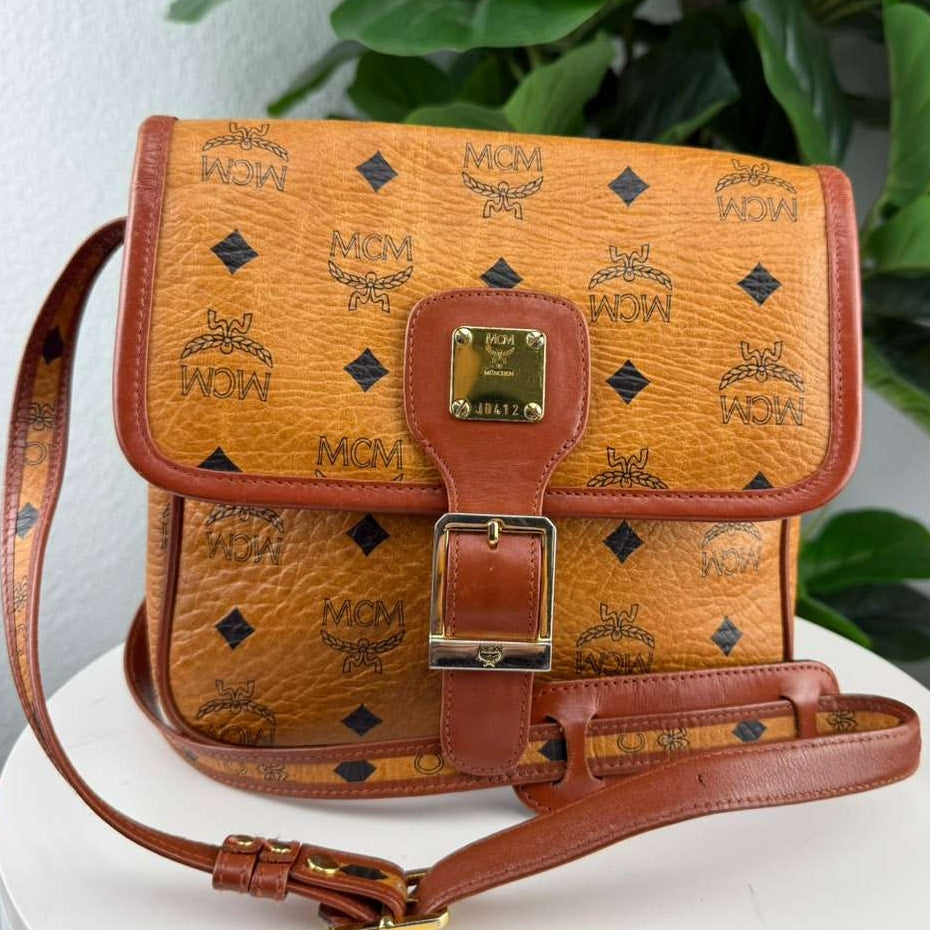 💎✨Authentic MCM Visetos Crossbody Bag