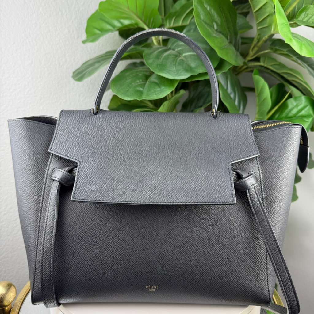 Authentic Celine Black Mini Belt Bag