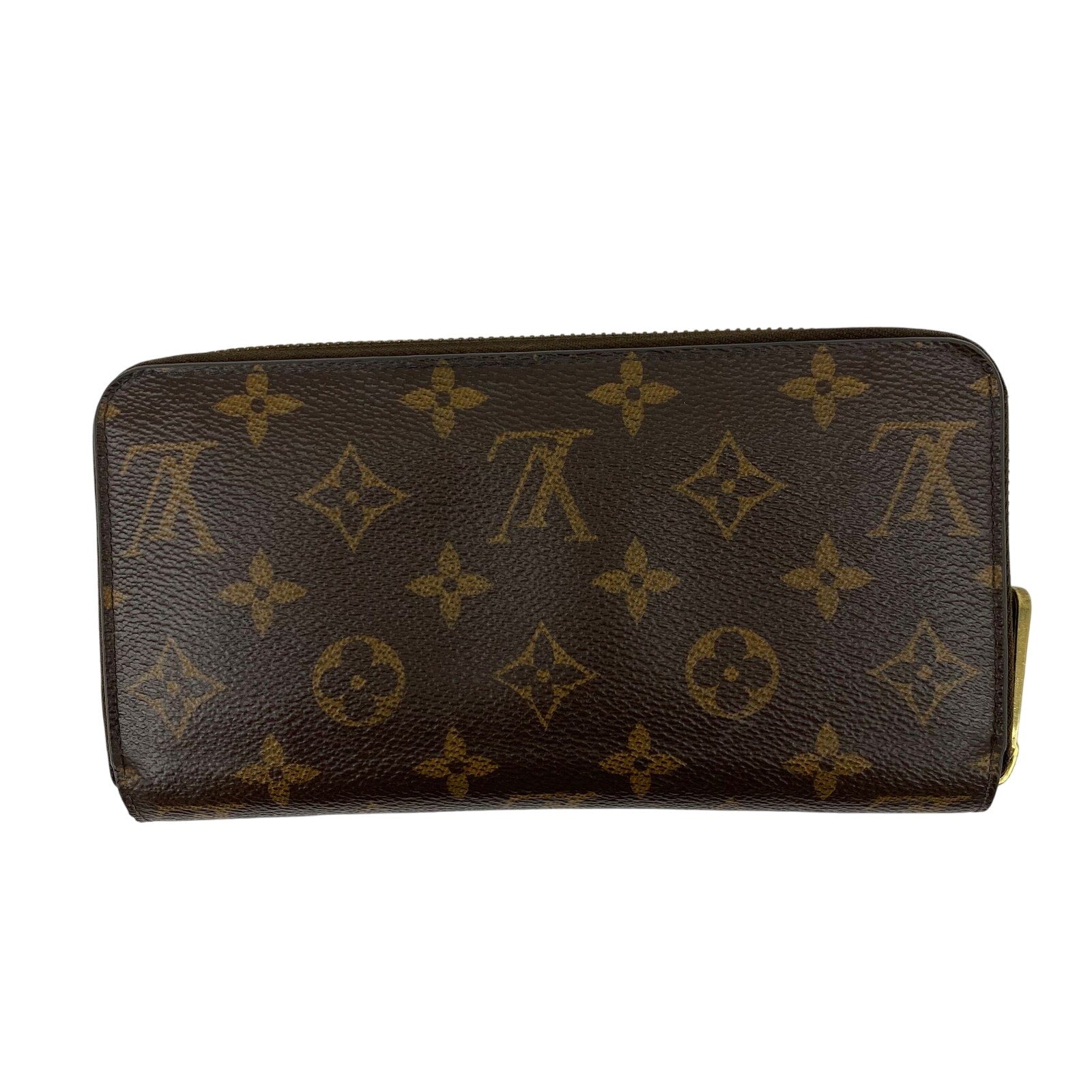 Authentic Louis Vuitton Monogram Zippy Wallet Zip Around Long Wallet