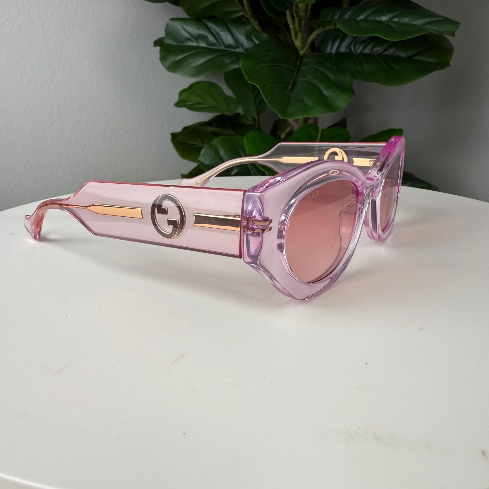 Gucci Eyewear Cat-Eye Sunglasses Pink