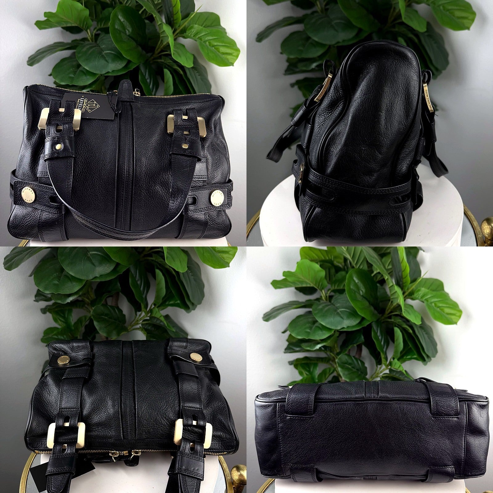 Authentic Michael Kors Satchel detail grid 1