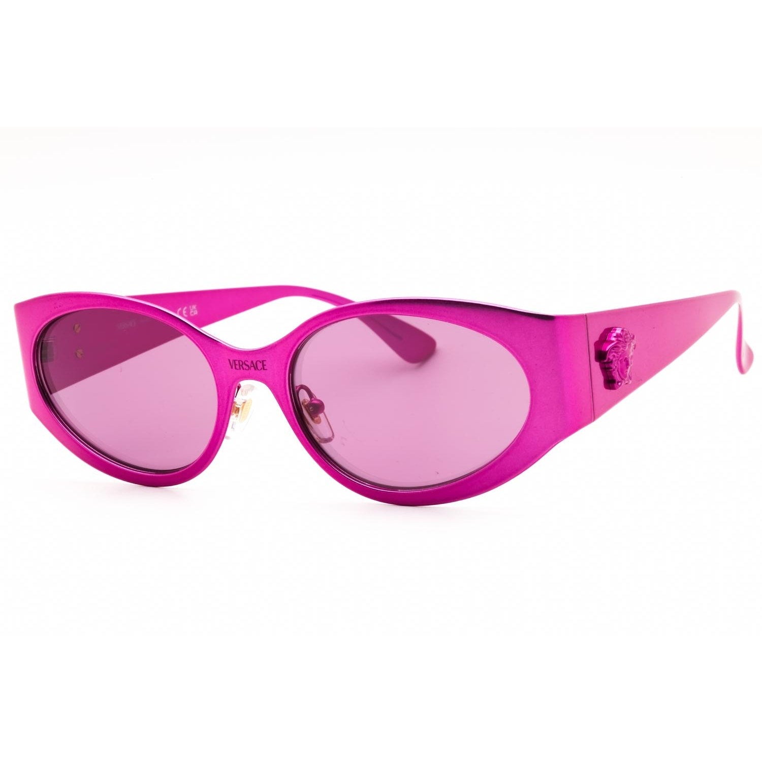 Brandnew Versace Women's Metallic Fushia Sunglasses