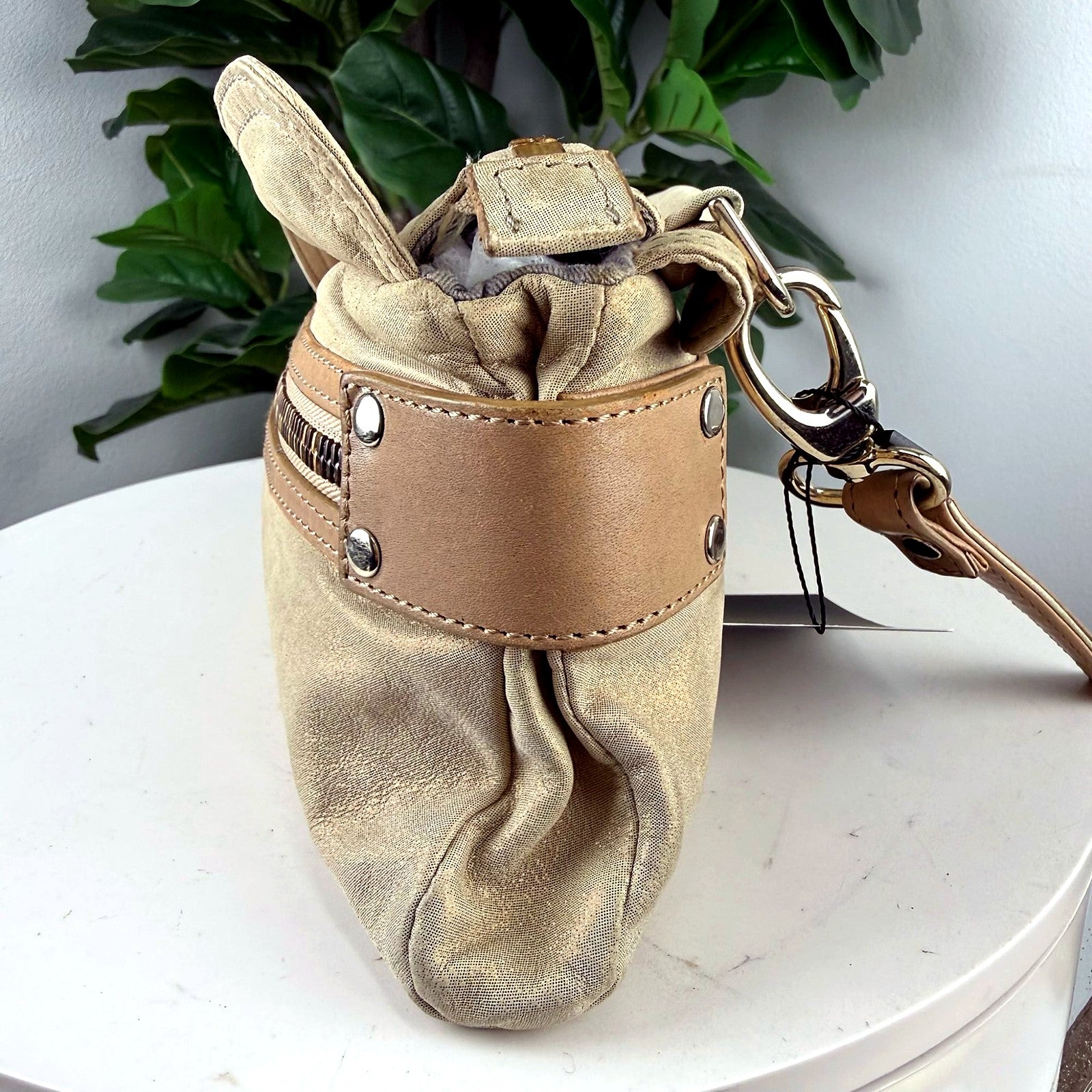 Authentic See by Chloe Gold Hobo side