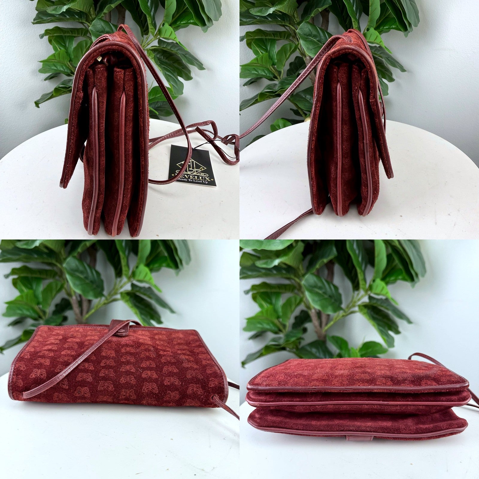 Side profile, top, and bottom detail collage
