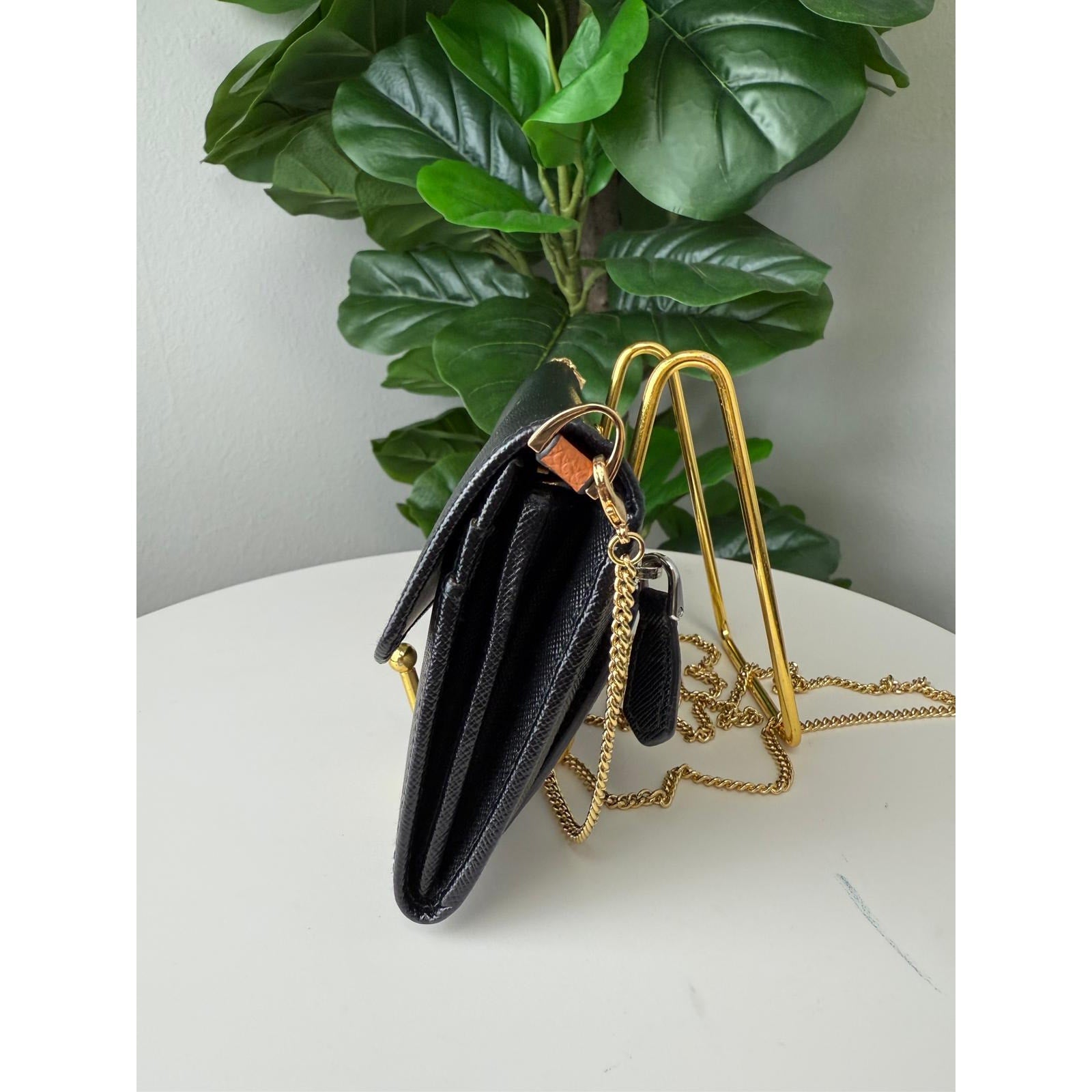 💎Authentic Prada Black Saffiano Leather Crossbody Bag