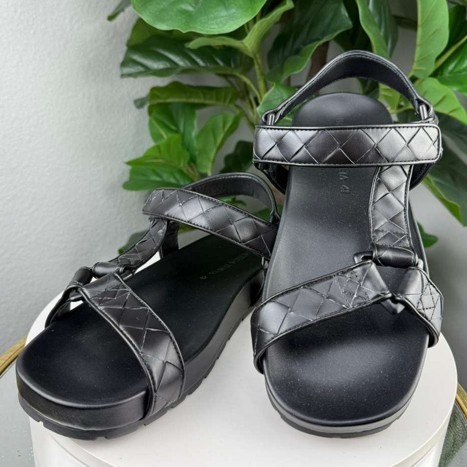 💎✨Authentic Bottega Veneta Men's Trip Leather Sandals