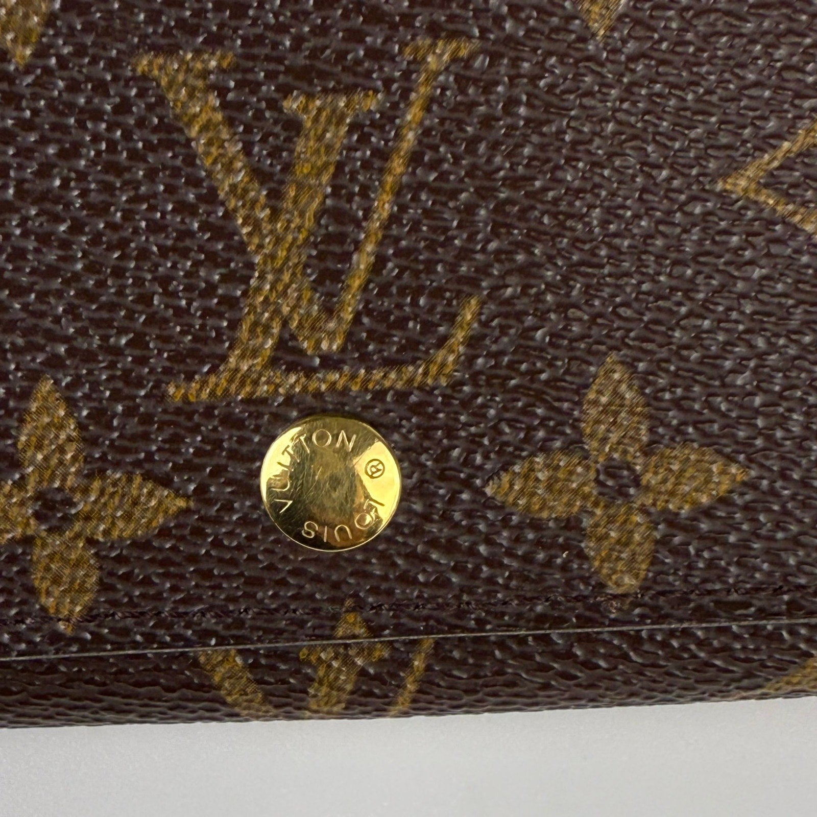 Authentic Louis Vuitton Monogram Portefeuille Tresor Long Wallet