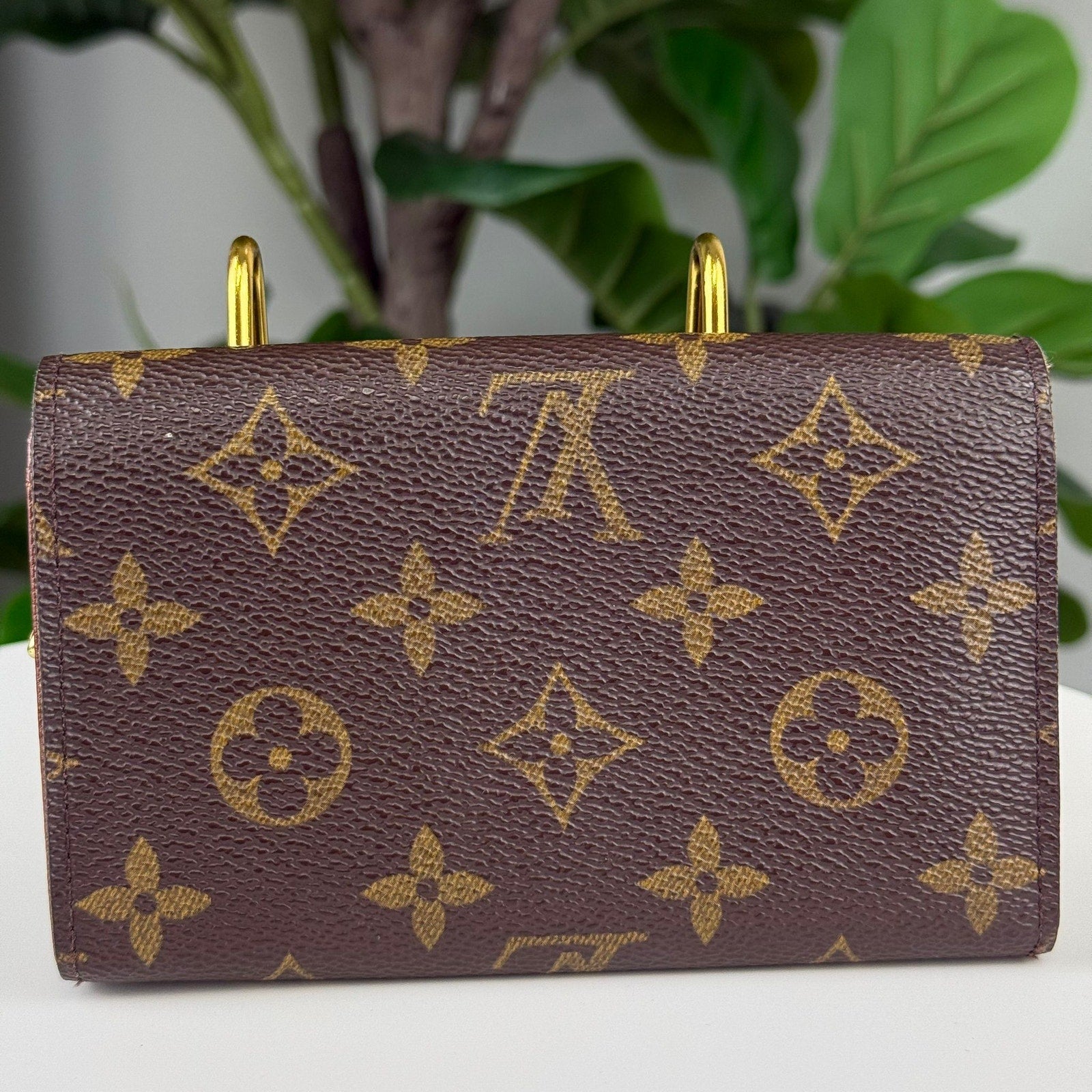 Authentic Louis Vuitton Monogram Portefeuille Tresor Long Wallet