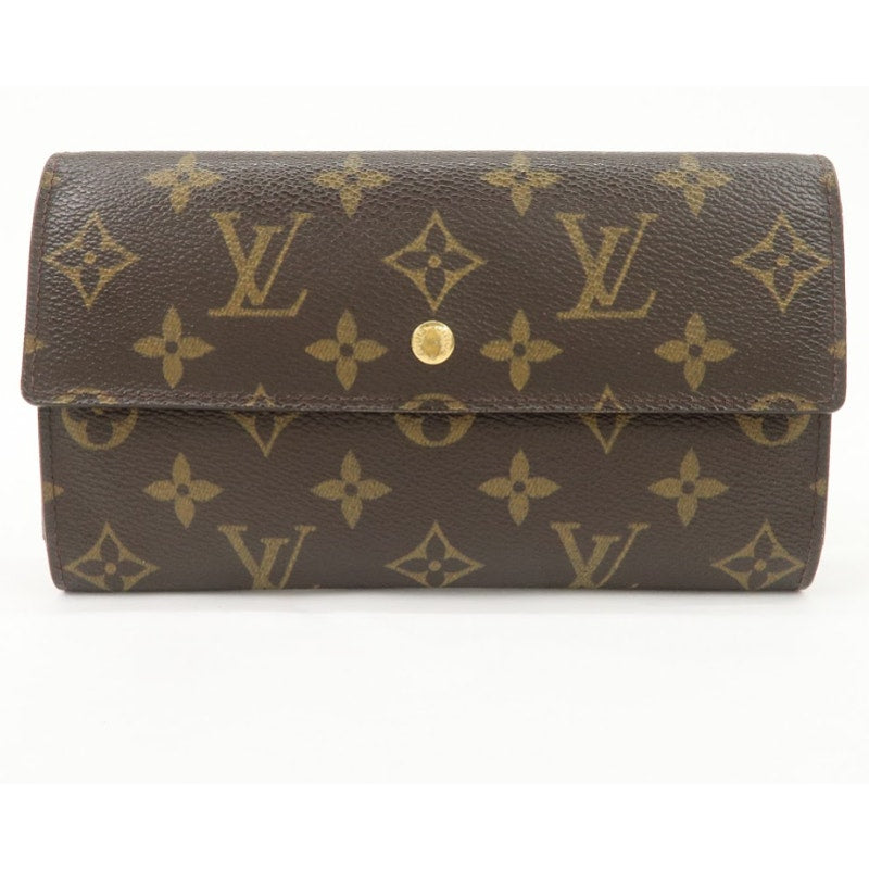 Authentic Louis Vuitton Monogram Portefeuille International Wallet