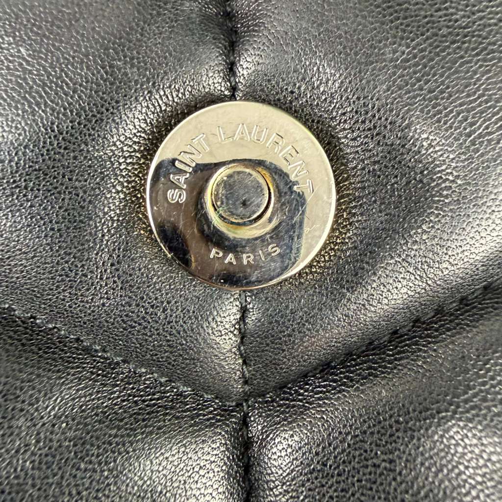 Authentic Saint Laurent Loulou Puffer Shoulder Bag YSL