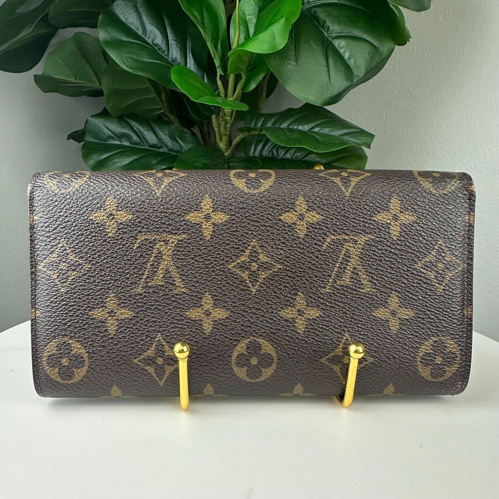 💎✨Authentic Louis Vuitton Monogram Bifold Long Sarah Wallet Porte Tresor