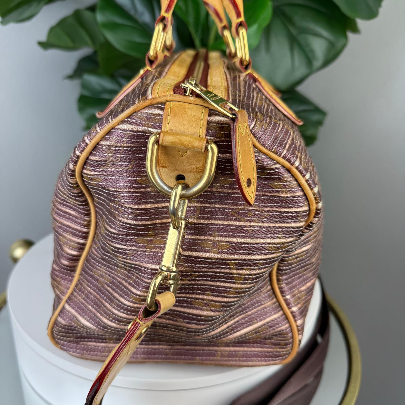 Authentic Louis Vuitton Limited Edition Monogram Eden Speedy 30 Bag