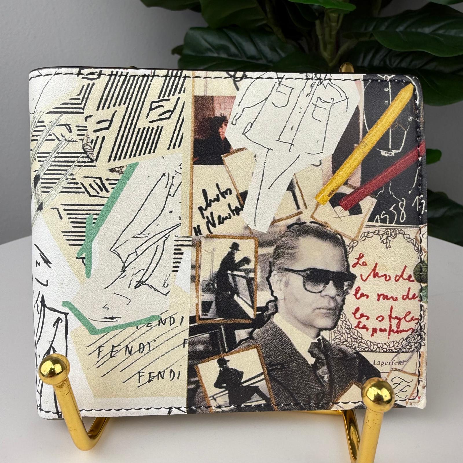 B47💎✨Authentic Fendi Karl Kollage Wallet