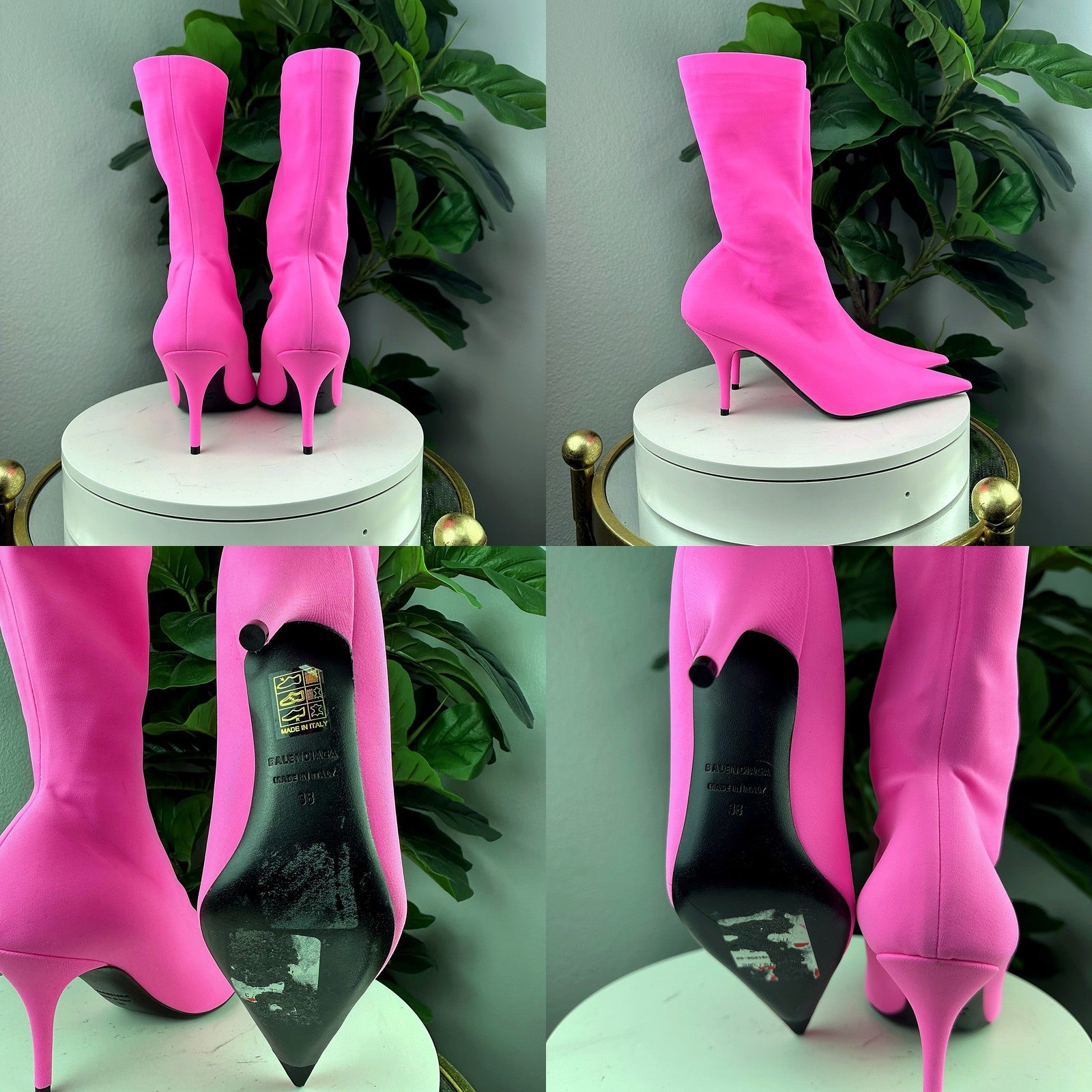 Balenciaga Knife sock boots - details incl. size 38 sole stamp
