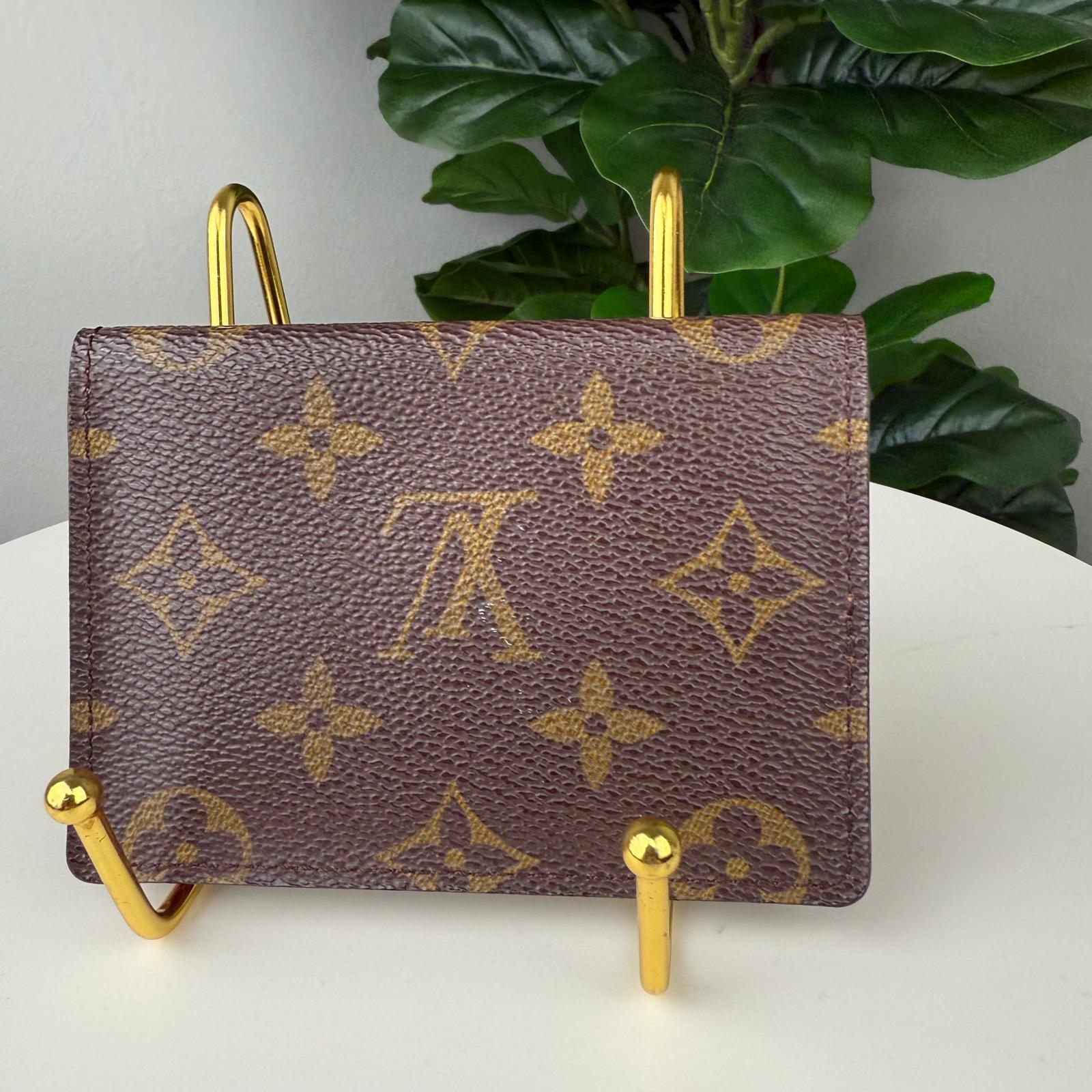 💎Authentic Louis Vuitton Enveloppe Carte de Visite Wallet